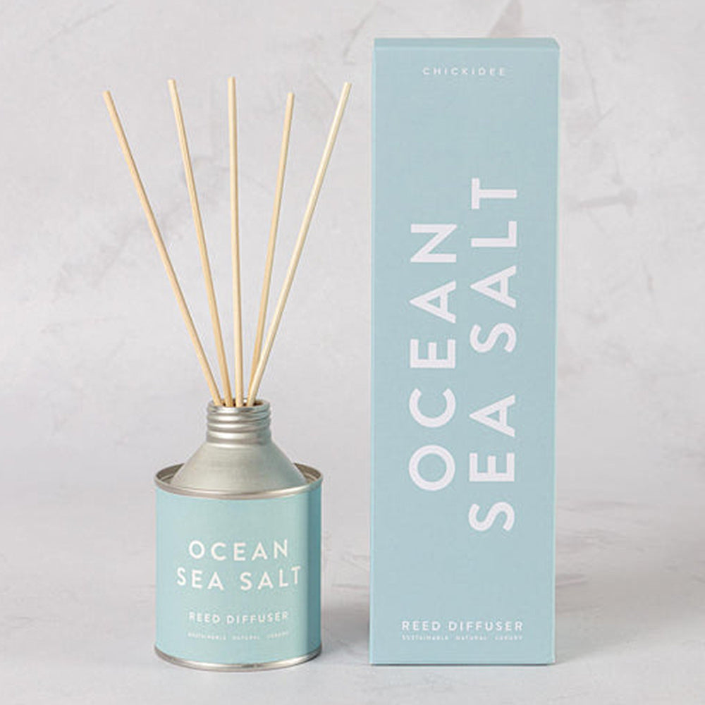 Ocean Sea Salt | Tinned Fragranced Reed Diffuser | Home Décor & Gift Idea