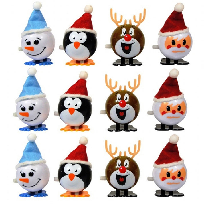 Christmas Character Clockwork Hoppers | Wind Up | Cracker Filler | Little Gift