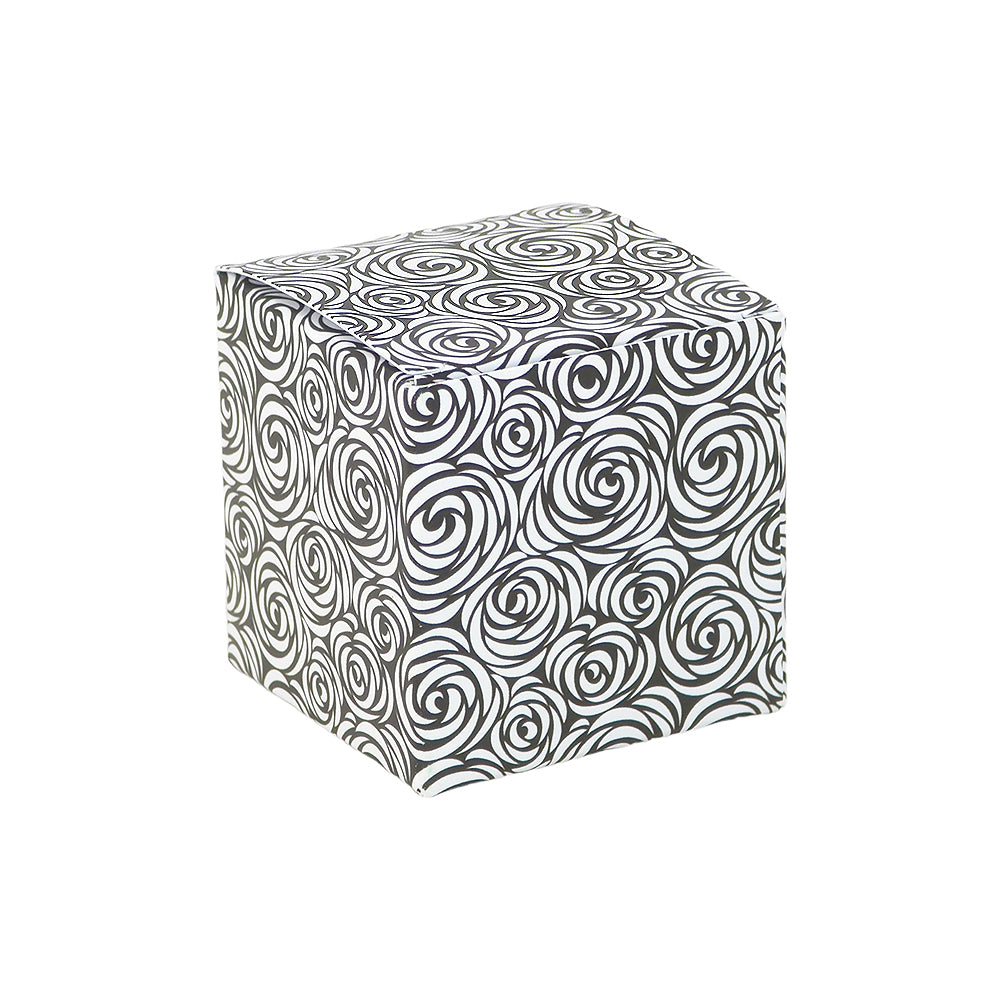 Black Rose | Little Gift Box | 5cm Cube | 6 Boxes