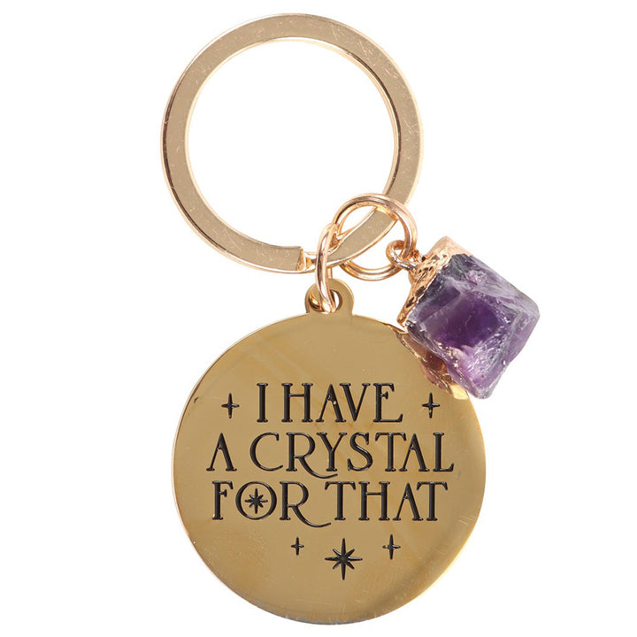 I Have a Crystal for That | Amethyst Keyring | Little Gift | Cracker Filler
