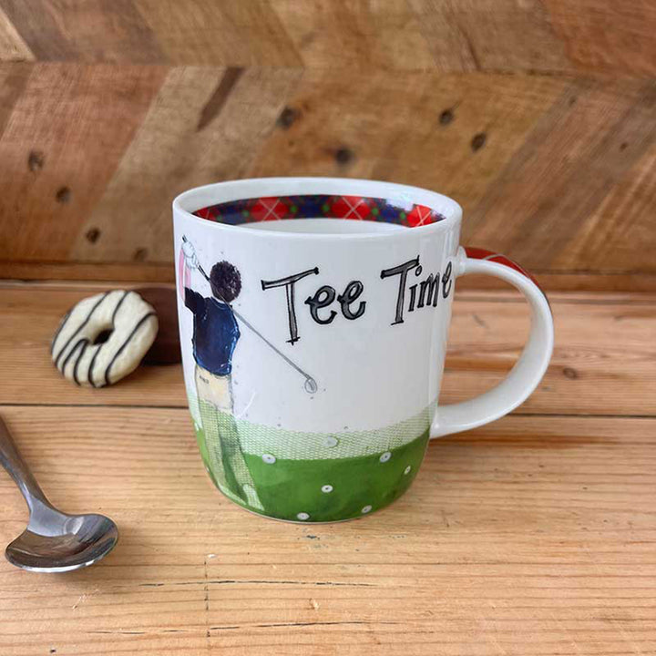 Tee Time | Golf Themed Mug | Bone China Gift