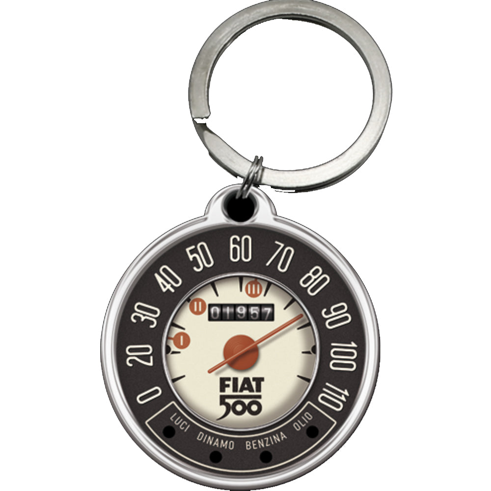 Fiat 500 Original Nostalgic Keyring | Cracker Filler | Mini Gift