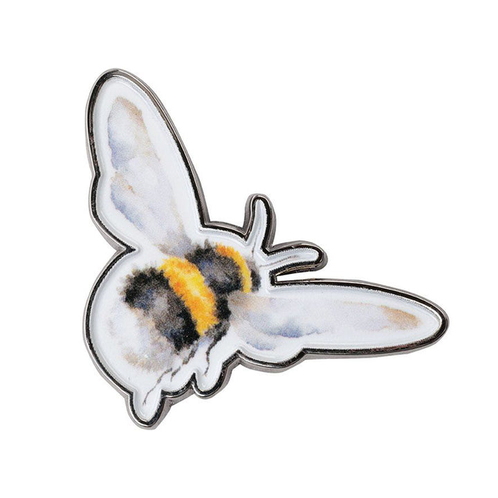 Buzzy Bee | Pin Badge for Ladies | Wrendale | Mini Gift | Cracker Filler