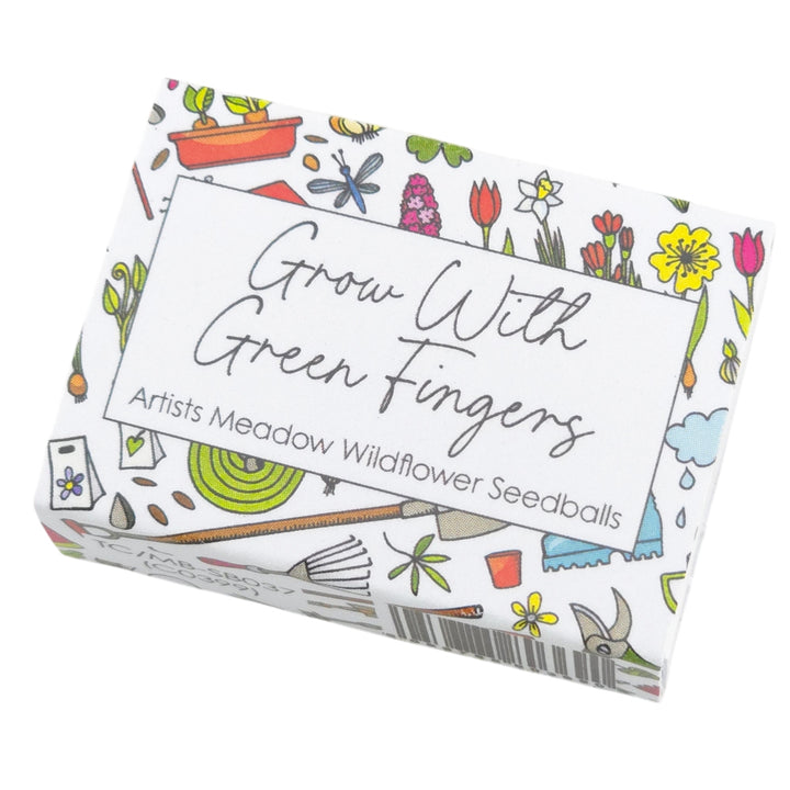 Grow with Green Fingers | Artist Mix Seedball Box | Cracker Filler | Little Gift