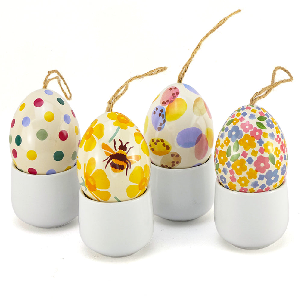Emma Bridgewater | Two Part Hanging Easter Egg | Fillable Tin | 7cm