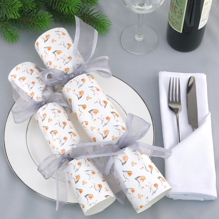 Watercolour Robin | Christmas Cracker Making Craft Kit | Make &amp; Fill Your Own