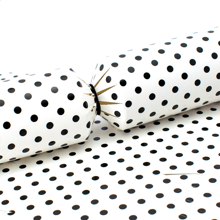 Monochrome Dots Christmas | Cracker Making Craft Kit | Make &amp; Fill Your Own