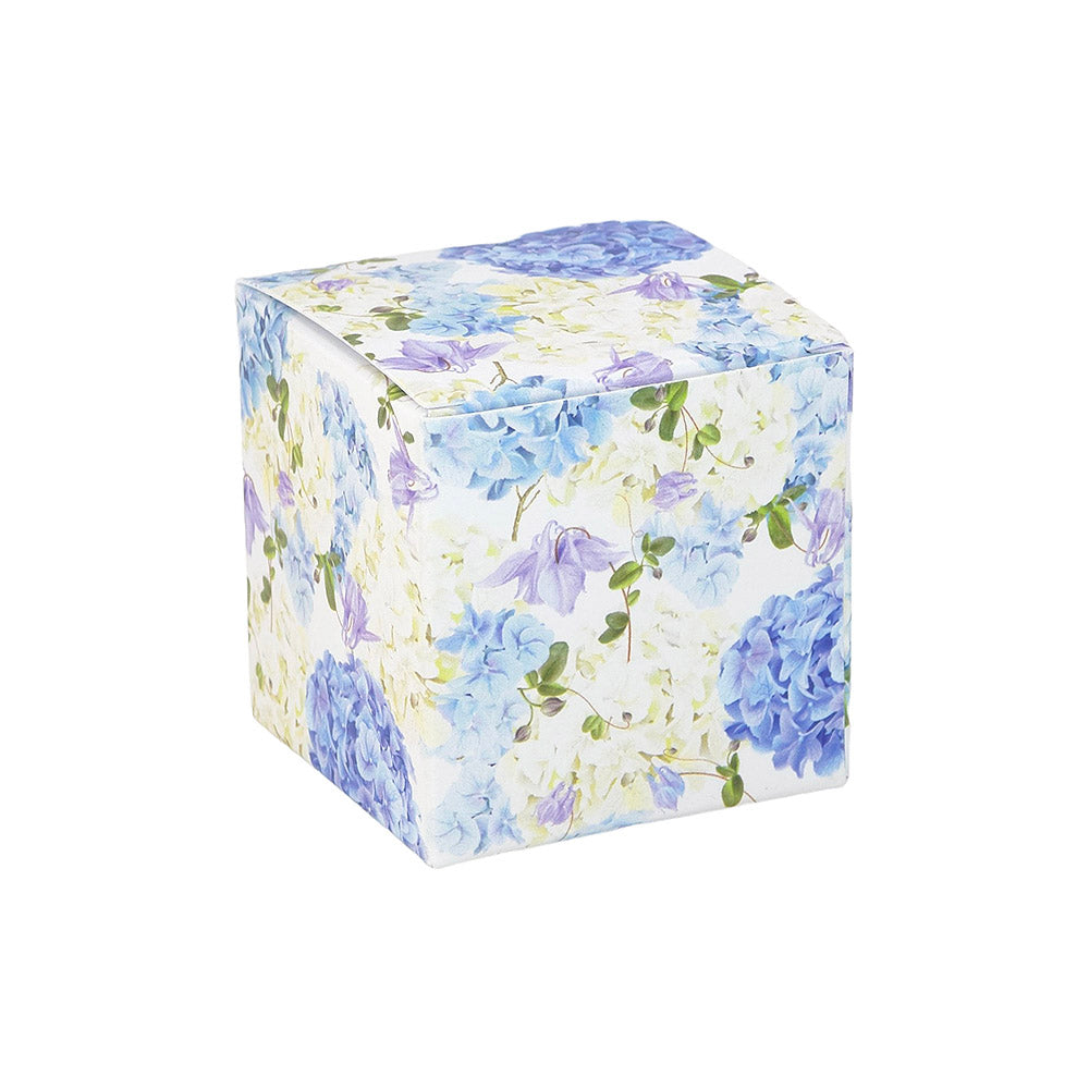 Blue Wedding Hydrangea | Little Gift Box | 5cm Cube | Single or 6 Boxes