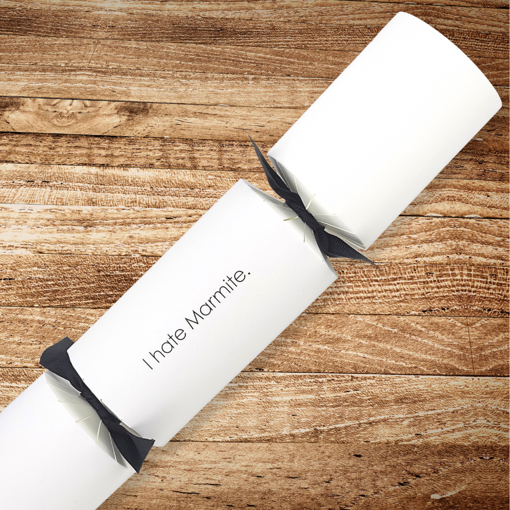 I hate Marmite | Modern Phrases Cracker Making Kit