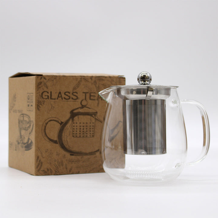 Glass Infuser Teapot for One | All In One | Herbal and Mint Teas | Ideal Gift