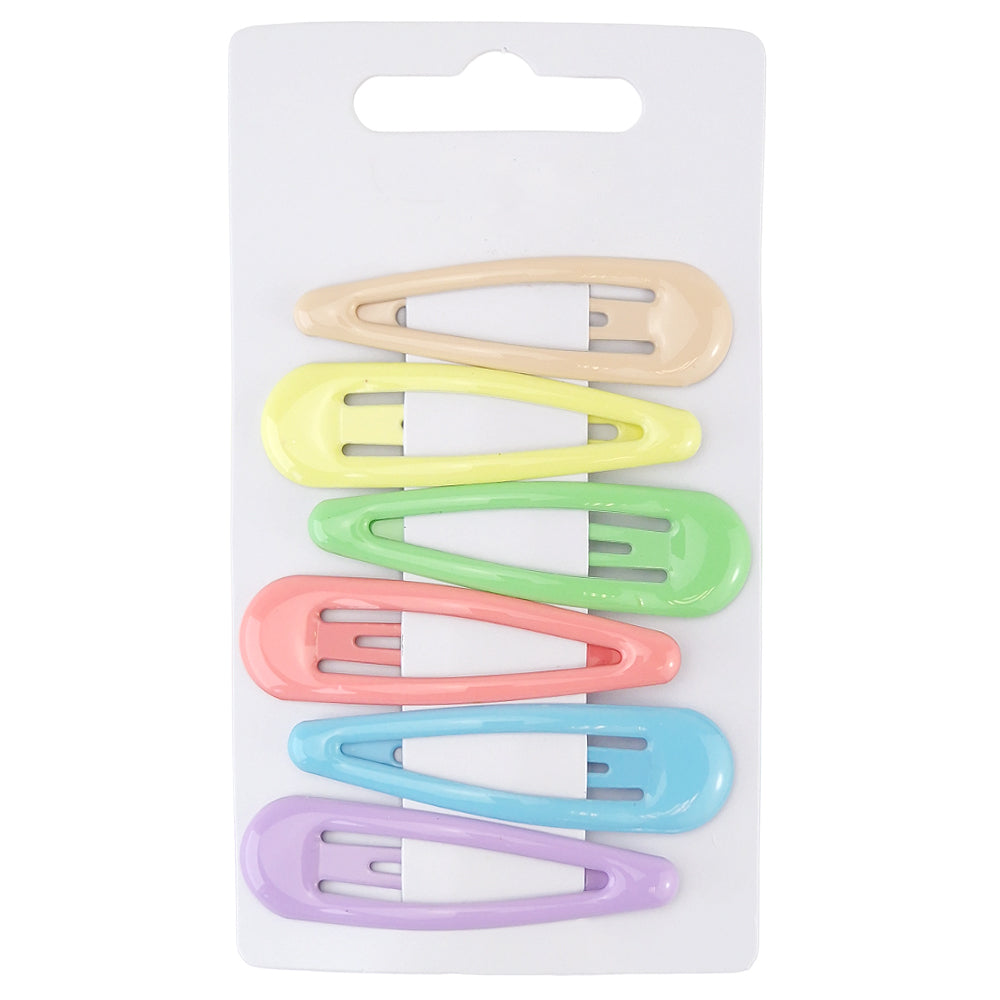 Pastel Sleepies | Girls Hair Clips | 6 Pack | Little Gift | Cracker Filler