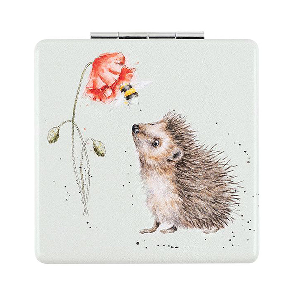 Busy as a Bee | Hedgehog | Handbag Compact Mirror | Boxed Gift | Wrendale Designs