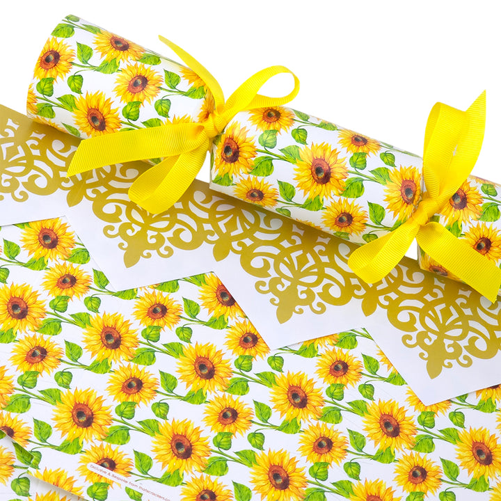 Bright Sunflowers | Cracker Making Craft Kit | Make &amp; Fill Your Own
