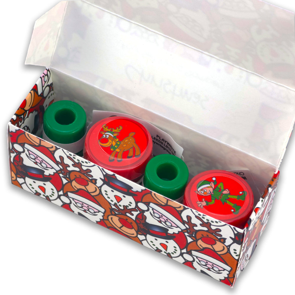 Christmas | 4 Self Inking Stampers for Kids | Cracker Filler | Party Bag Gift