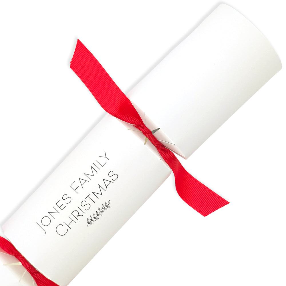 Personalised Family Christmas Crackers | Craft Kit | Add Family Name | Minimum 4