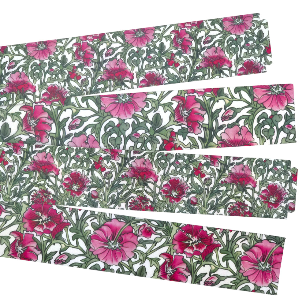 30 Reusable Paper Chains | William Morris Pink Florals | No Glue Needed | 2.5m