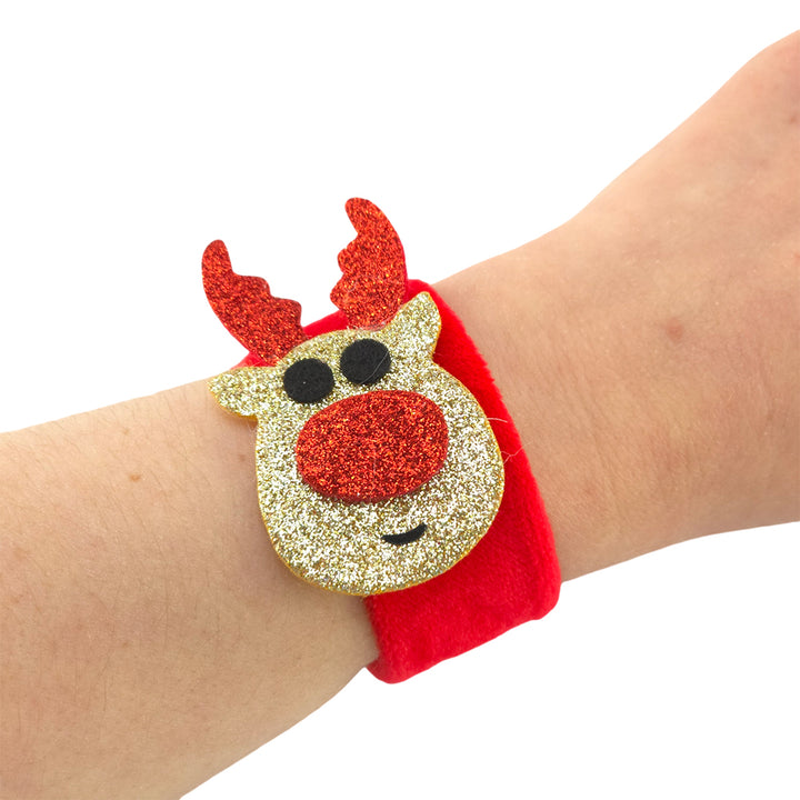 Kids Christmas Character Snap Bracelet | Single | Little Gift | Cracker Filler