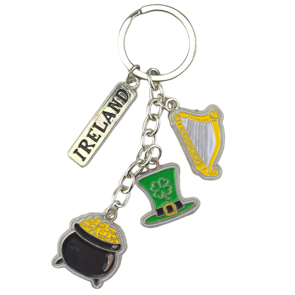 Luck of the Irish | Ireland  | Metal Charm Keyring | Little Gift | Cracker Filler