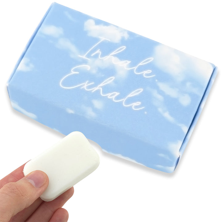Inhale. Exhale. | Seaside | 20g Travel Soap Bar | Cracker Filler | Mini Gift