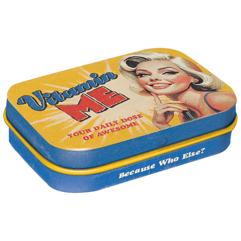Awesome Vitamin Me | 15g Sugar Free Mint Tin | Cracker Filler Gift