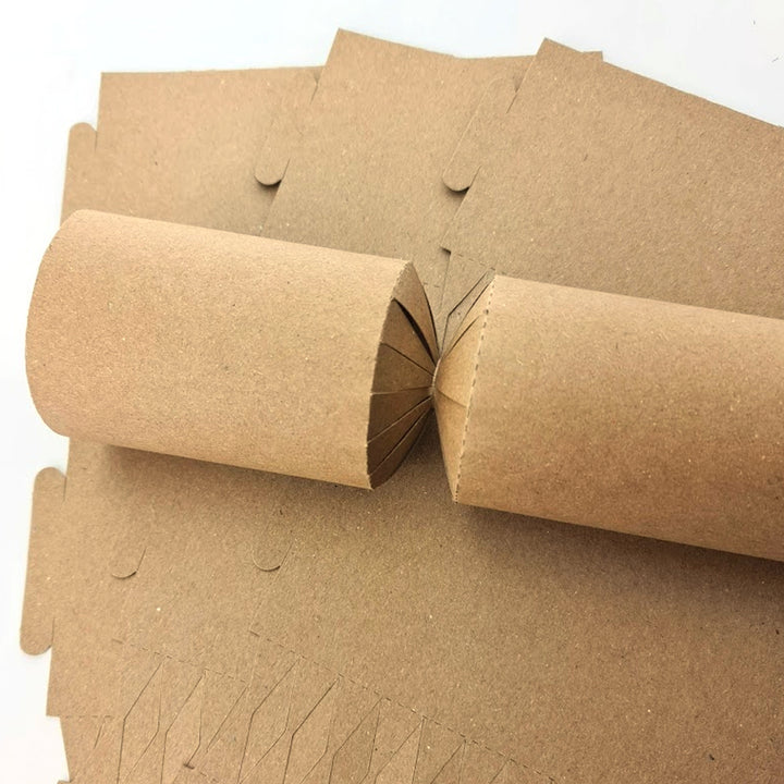 Natural Recycled Kraft | Make Your Own Crackers with Accessories | Craft Kit