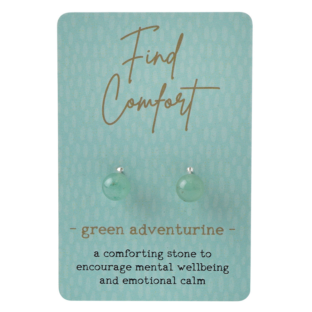 Find Comfort | Green Adventurine Earrings | Little Gift | Cracker Filler