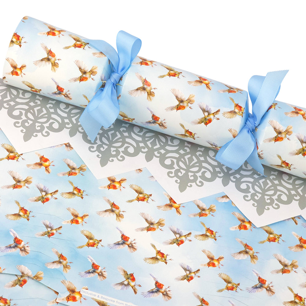 Watercolour Robins | Cracker Making Craft Kit | Make &amp; Fill Your Own