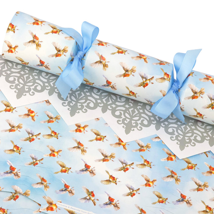 Watercolour Robins | Cracker Making Craft Kit | Make &amp; Fill Your Own