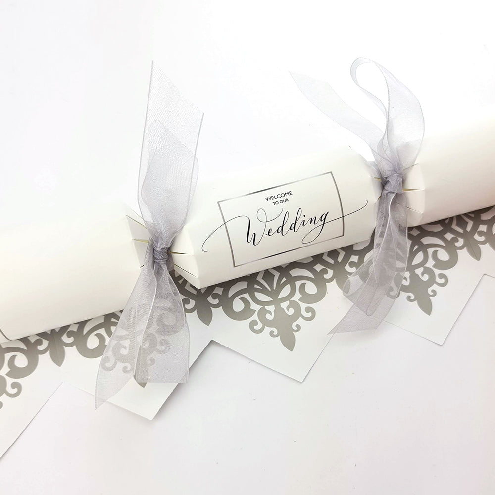 6 Welcome to Our Wedding Cracker Making Craft Kit - Make & Fill Your Own