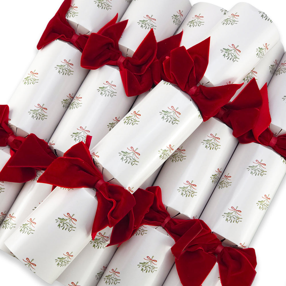 Mistletoe Spray | 6 Sophie Allport Luxury Christmas Crackers | Metal Gifts