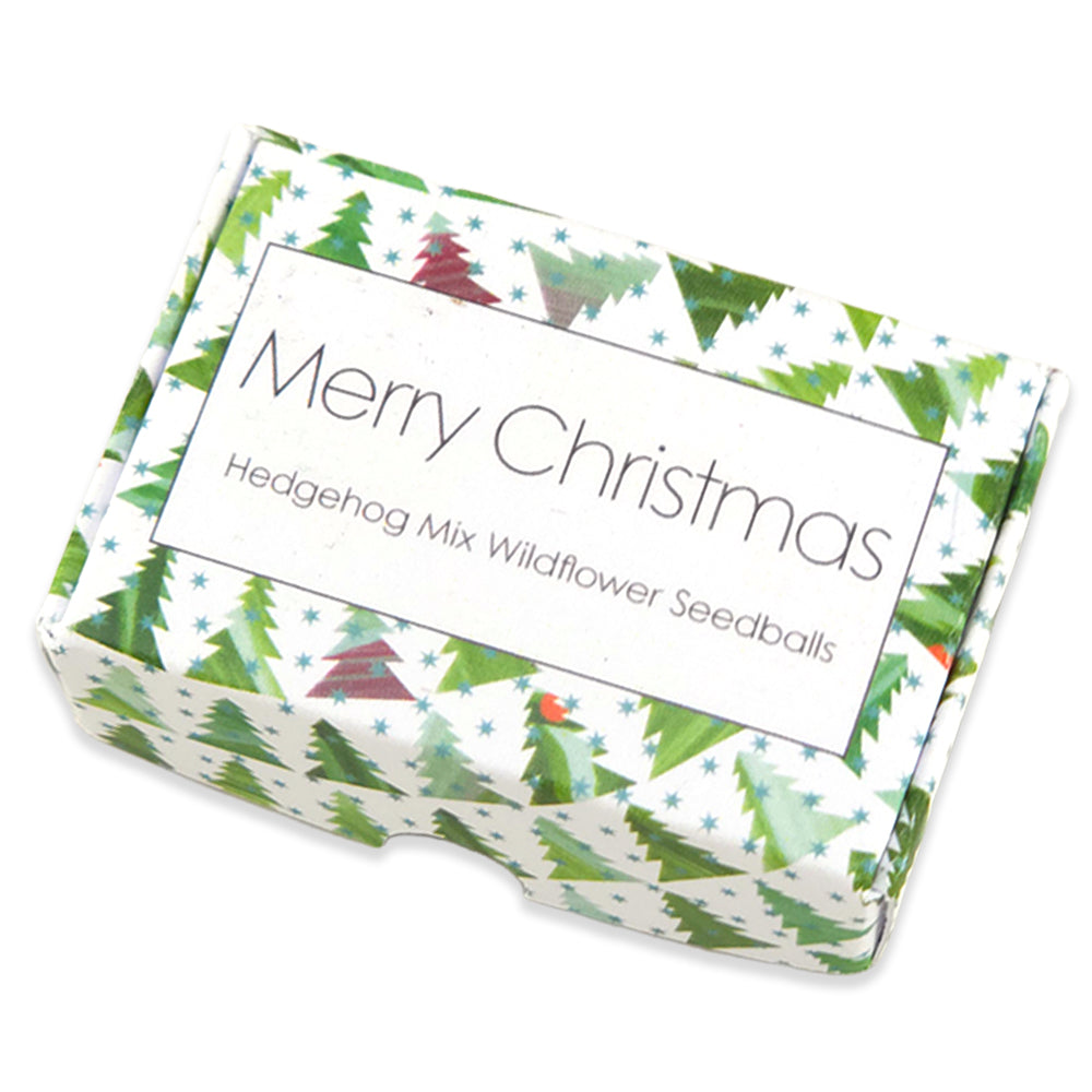 Christmas Tree Wave | 6 Seedballs | Hedgehog Mix | Cracker Filler Gift