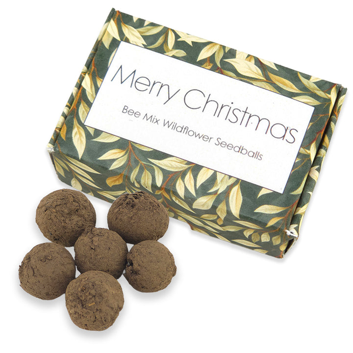 Golden Foliage | 6 Seedballs | Bee Mix | William Morris | Cracker Filler Gift