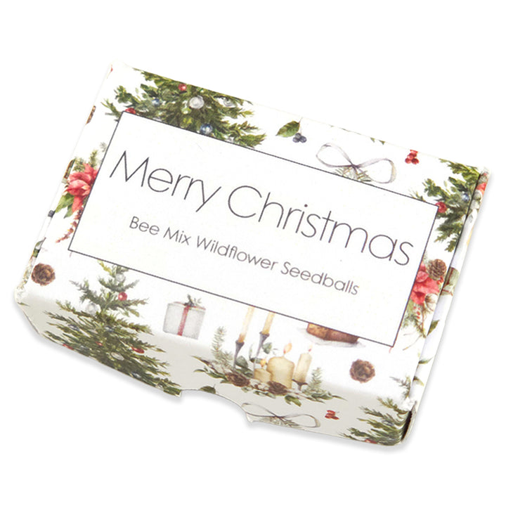 Traditional Christmas | 6 Seedballs | Bee Mix | Cracker Filler Gift