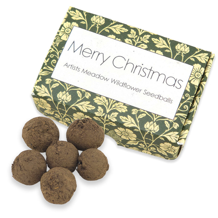 William Morris Sage Florals  | 6 Seedballs | Artists Mix | Cracker Filler Gift
