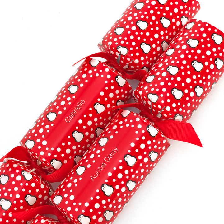 Personalised Cracker Making Craft Kit | Snowtime Penguin | Minimum 4