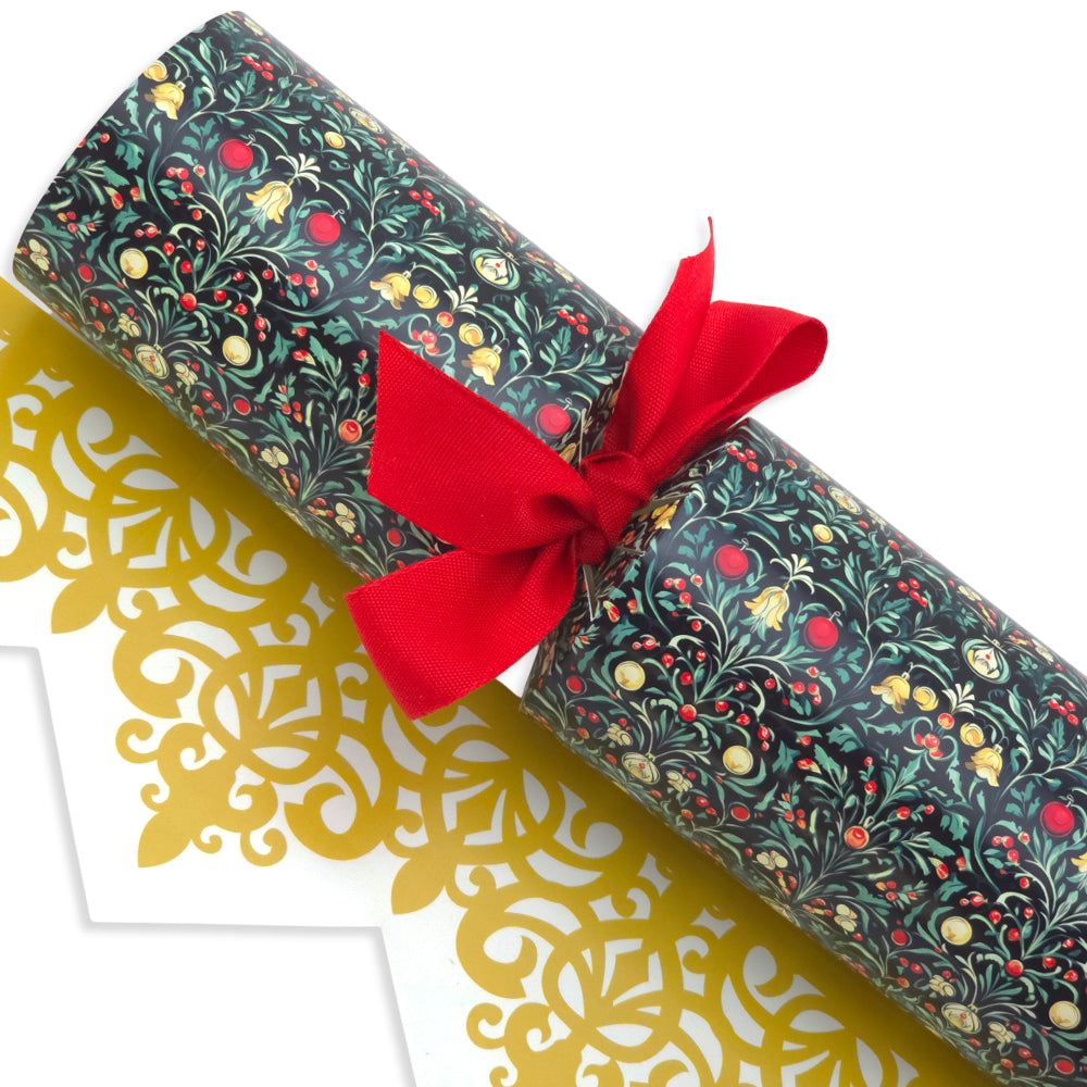 Christmas Baubles | William Morris | Eco Cracker Making Craft Kit with Ribbon