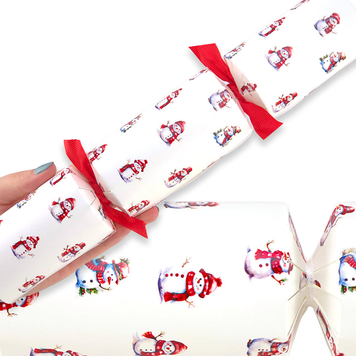 Festive Red Snowman | Christmas Cracker Making Craft Kit | Make &amp; Fill Your Own