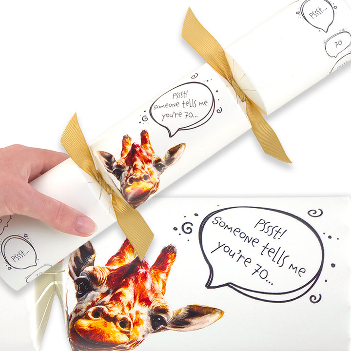 Cheeky Giraffe Milestone Birthday | Cracker Making Craft Kit | Make Your Own