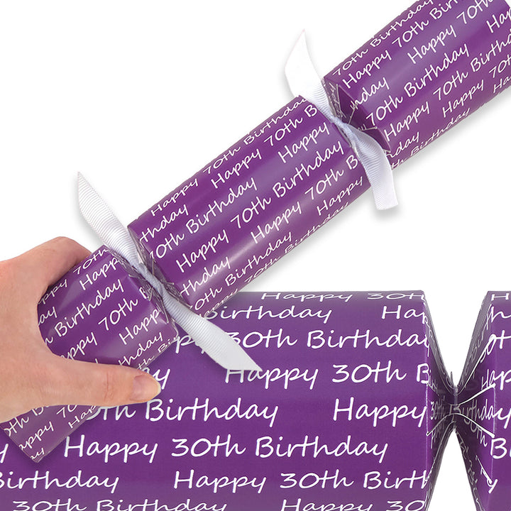 Purple Milestone Birthday | Cracker Making Kit | Make Your Own