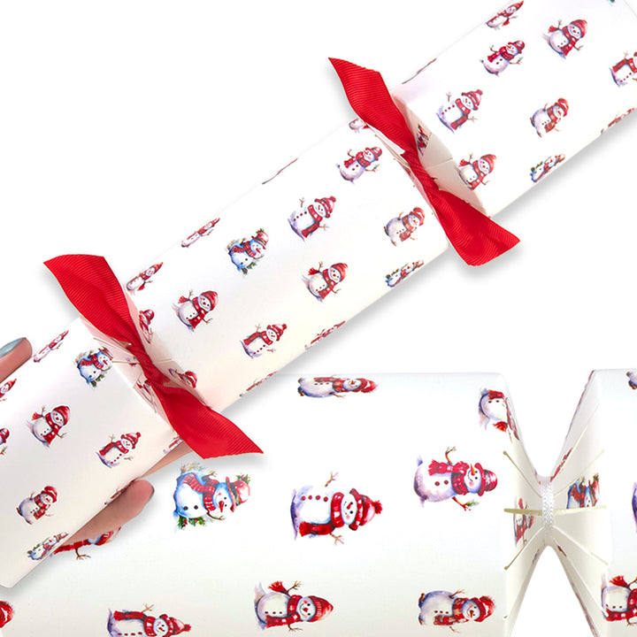 Festive Red Snowman | Christmas Cracker Making Craft Kit | Make &amp; Fill Your Own