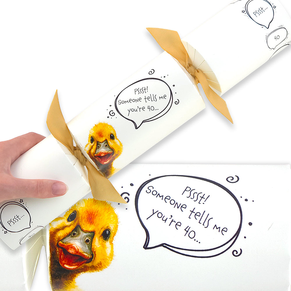 Cheeky Duck Milestone Birthday | Cracker Making Craft Kit | Make Your Own