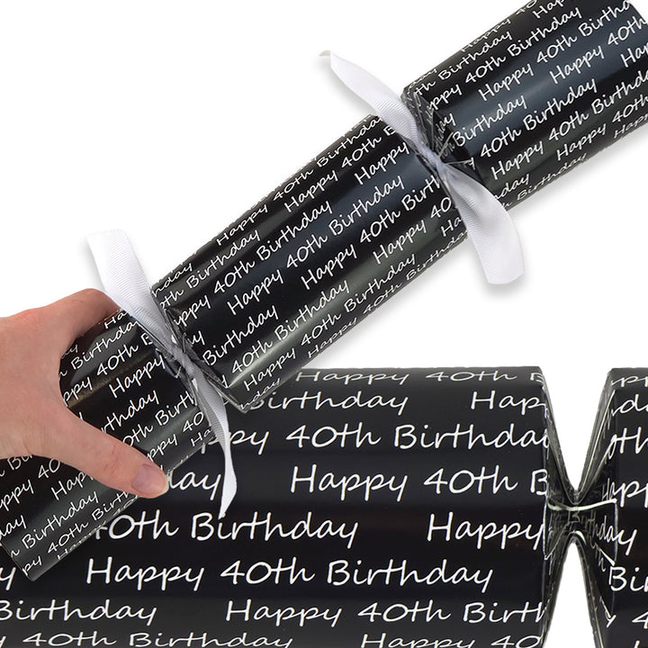 Black Milestone Birthday | Cracker Making Kit | Make Your Own
