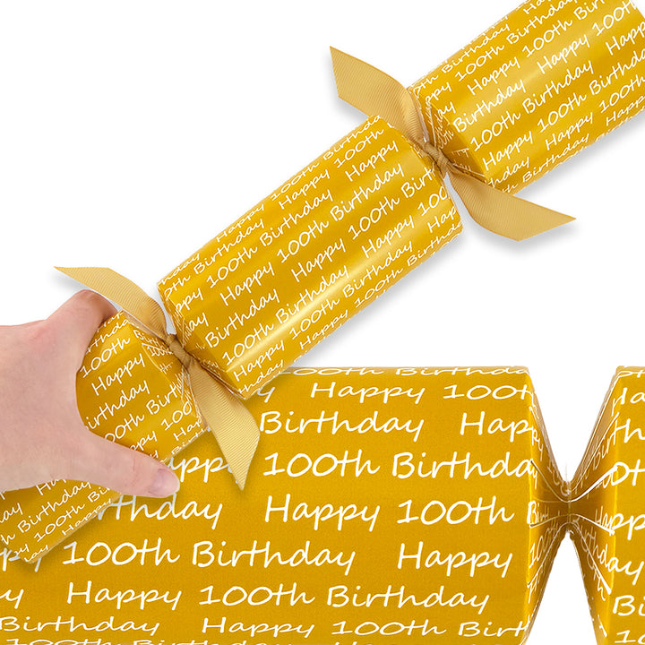 Deep Gold Milestone Birthday | Cracker Making Kit | Make Your Own