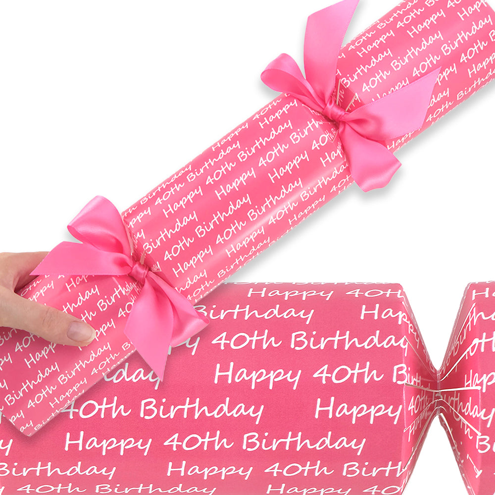 Pink Milestone Birthday | Cracker Making Kit | Make Your Own