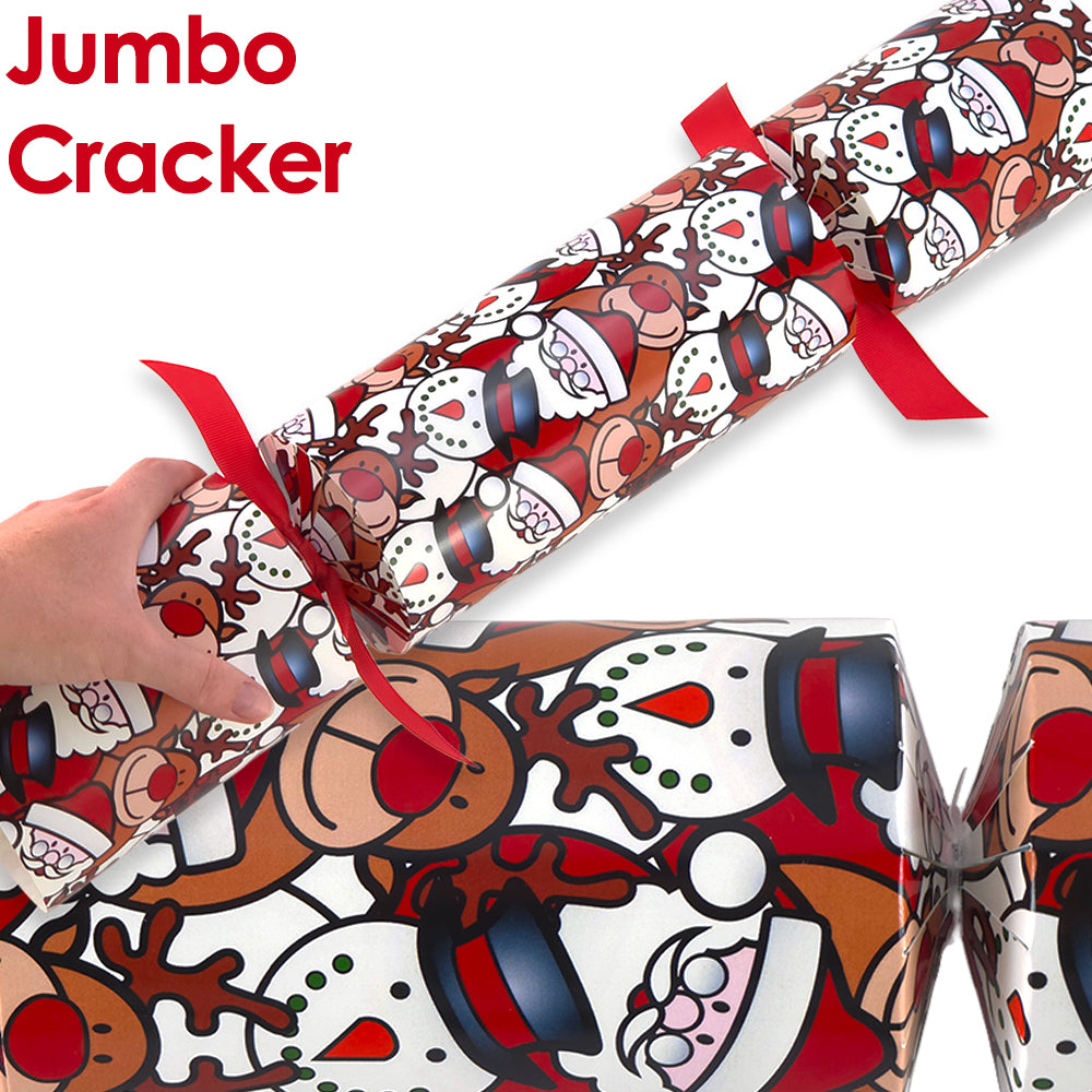 Extra Large &amp; Jumbo | Reusable Keepsake Cracker Sets | Christmas Character