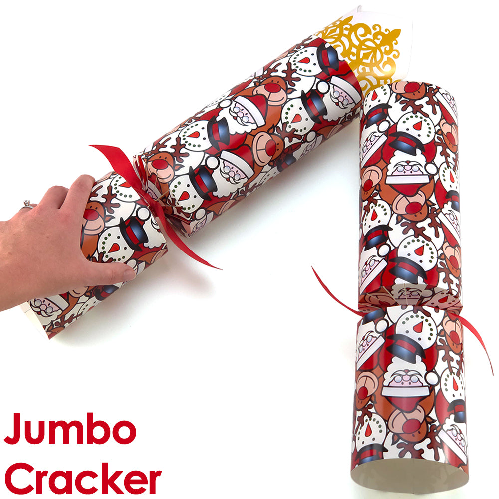 Extra Large &amp; Jumbo | Reusable Keepsake Cracker Sets | Christmas Character