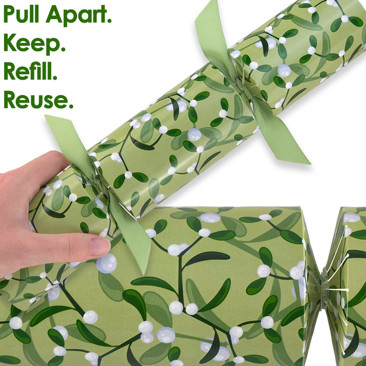 Reusable Keepsake Christmas Cracker Set | Simply Mistletoe | Luxury DIY