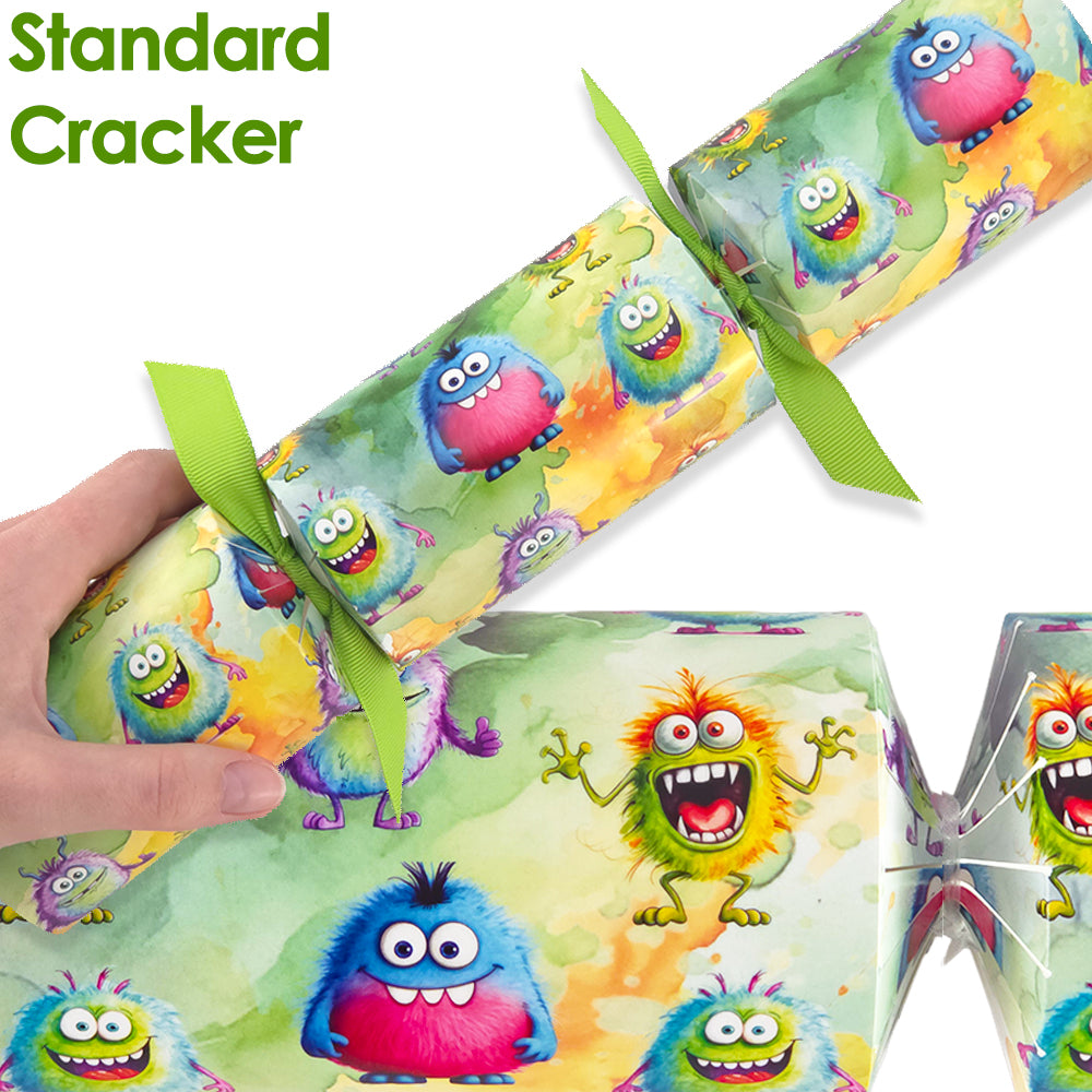 Reusable Keepsake Kids Design Cracker Set | Funny Monsters | Luxury DIY