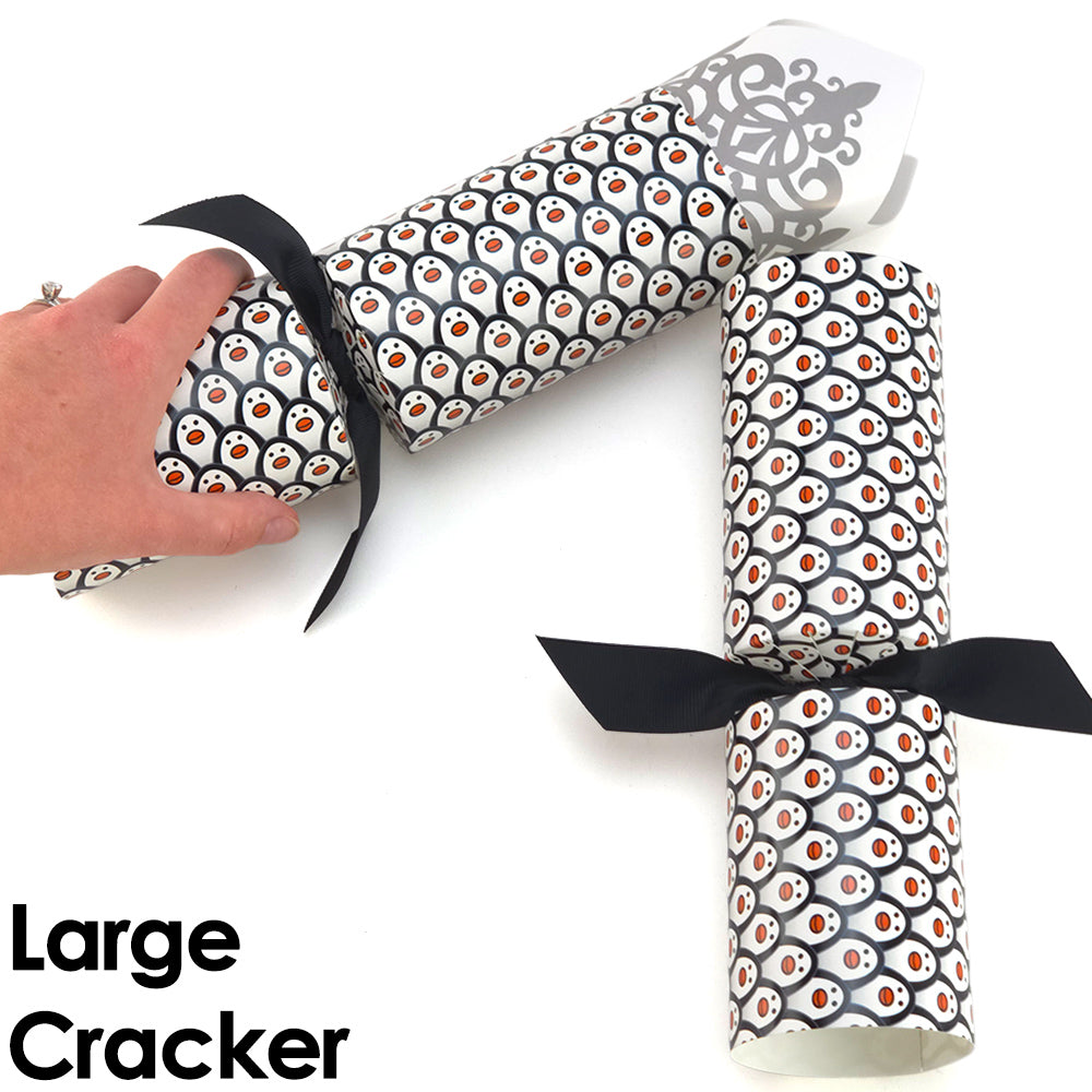 Reusable Keepsake Christmas Cracker Set | Just Penguins | Luxury DIY