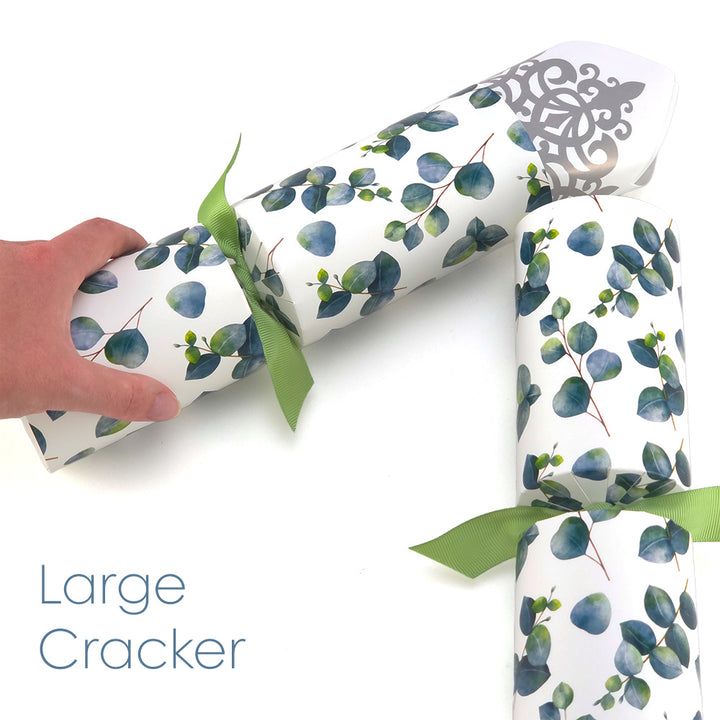 Reusable Keepsake Christmas Cracker Set | Watercolour Eucalyptus | DIY